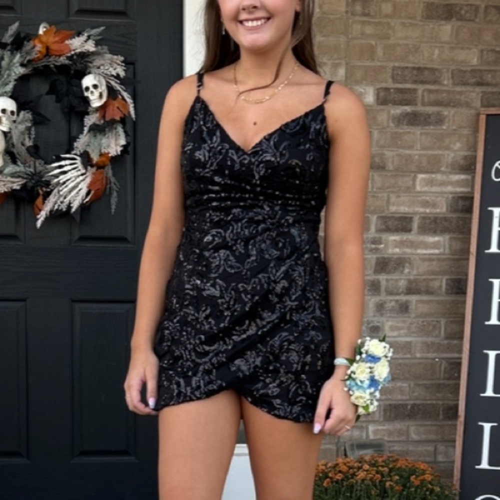 Windsor Black Floral Dress